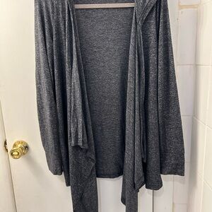 Aerie XL Gray Open Front Cardigan